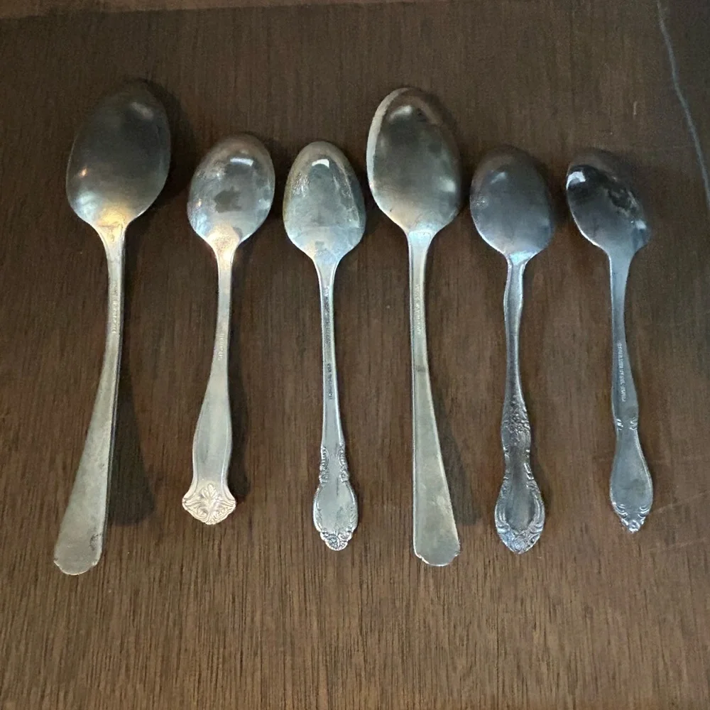 Vintage Silver-Plate Spoons